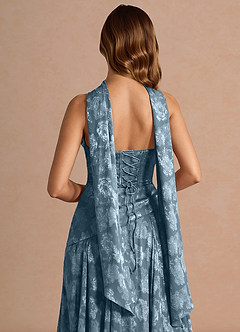 Gabriela Dusty Blue Midi Dress image7
