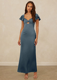 Christian Siriano Bridal for Azazie 1005 Bridesmaid Dresses Twilight Sheath Sweetheart Neckline Stretch Satin Dress image4