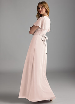 Azazie Zaniah Bridesmaid Dresses Rose Petal A-Line Chiffon Dress image7