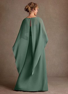 Azazie Marilla Suknie dla Matki Panny Młodej Linia A Pofałdowany Szyfon Długość podłogi Sukienka image3