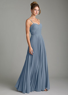 Azazie Teagan Bridesmaid Dresses Twilight A-Line Sweetheart Neckline Chiffon Dress image5