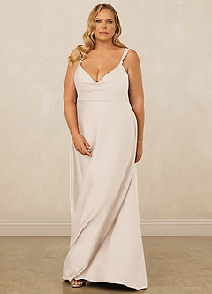 Christian Siriano Bridal for Azazie 1001 Bridesmaid Dresses White Alabaster A-Line Sweetheart Neckline Stretch Satin Dress image15