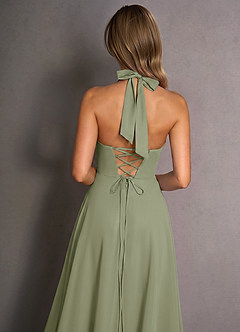 Isabeau Pistachio Maxi Dress image6