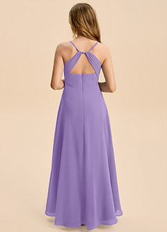 Azazie Gia Junior Tahiti A-Line Pleated Chiffon Dress image2