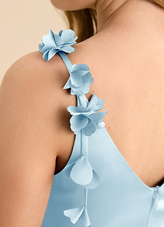front Azazie Evelyn Junior Formal Dress