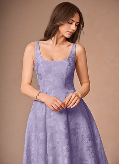 Briac Lilac A-line Midi Dress image7