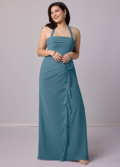 Barbie ♥ Azazie Bridesmaid Dresses Bermuda Sheath Strapless Chiffon Convertible Dress image11