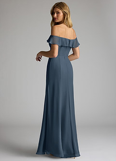 Azazie Sophie Bridesmaid Dresses Neptune A-Line Off the Shoulder Chiffon Convertible Dress image5