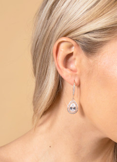 front Classic Teardrop Earrings