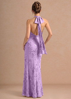 Vestido Lila Escarchada Maxi Dillon image2