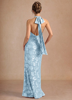 Abito Lungo Blu Polvere Dillon image2