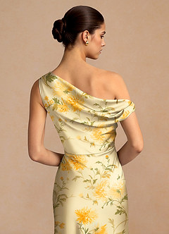 Robe Longue Sorbet Au Citron Soleil image2