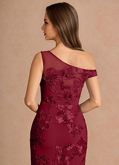 Melian Burgundy Maxi Dress image6