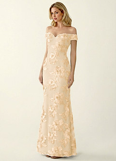 Lowlala Yellow Lace Prom Dress image3