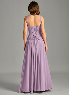 Azazie Evadina Suknie dla druhen Linia A Gorset Szyfon Do ziemi Sukienka image2