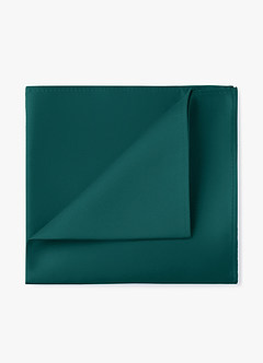 front Matte Satin Skinny Tie and Pocket Square Set