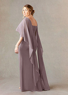 Azazie Dion Mother of the Bride Dresses Dusk Sheath Scoop Stretch Crepe Dress image11