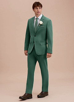 front Ethan Eucalyptus Refined Weave Suit