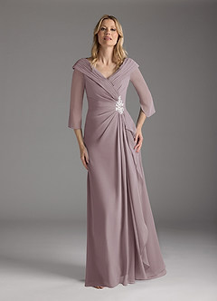 Azazie Jaycee Mother of the Bride Dresses Dusk A-Line Chiffon Dress image5