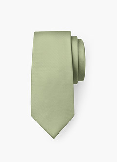 front Solid Textured Modern Tie