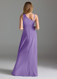 Azazie Dallas Junior Tahiti A-Line Pleated Chiffon Dress image2