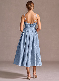 Beatrice Powder Blue Midi Dress image2