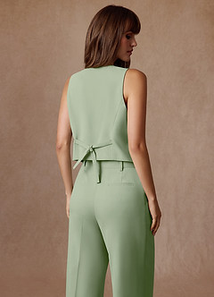 front Rowan Pölyinen Salvia Refined Weave Performance -liivi