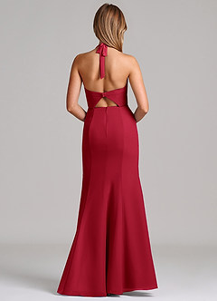 Azazie Emeria Suknie dla druhen Syrena Dekolt w kształcie serca Szyfon Do ziemi Sukienka image2