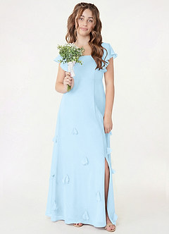 front Azazie Selene Junior Formal Dress