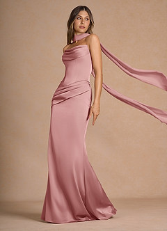 Robe Longue Rose Clair Sorrel image3