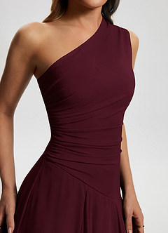 Sylvaine Wine Maxi Dress image2