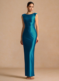 Hivera Steel Blue Maxi Dress image3