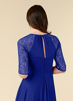 Azazie Gracelyn Kleider für die Brautmutter A-Linie Spitze Kleid Königsblau image6