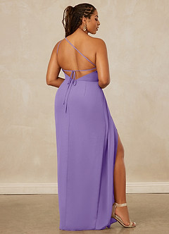 Christian Siriano Bridal for Azazie 1003 Bridesmaid Dresses Tahiti Sheath One Shoulder Chiffon Dress image9