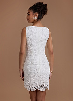 Athena White Lace Mini Dress image6