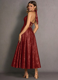 Vestido Rojo Naranja Maxi Isabeau image2