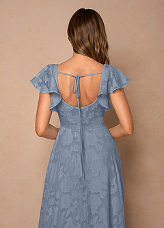 Talia Powder Blue Midi Dress image6