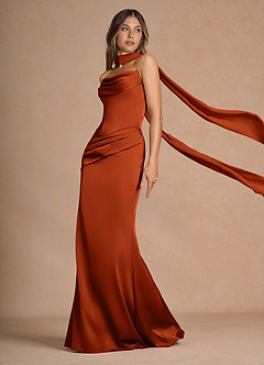 Sorrel Rust Corset Two-Piece Sets image3