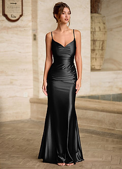 black lace backless mermaid dress black lace backless mermaid dress Mckenna Velvet Flocked Lace Mermaid Dress