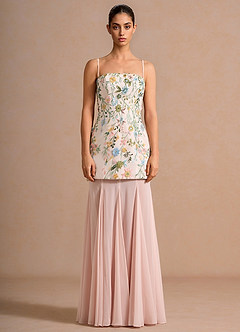 Nessa Pirosas Rózsaszín Multi Maxi ruha image4