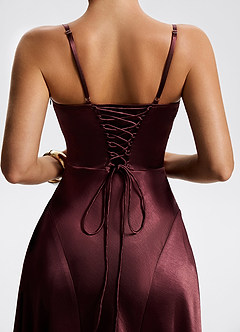 Noreen Cabernet A-Line Maxi Dress image8