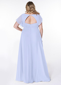 Azazie Rylee Bridesmaid Dresses Lavender A-Line Pleated Chiffon Dress image7