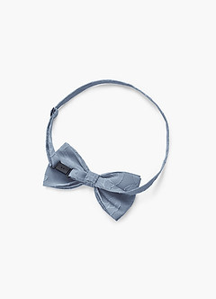 front Floral Burnout Adjustable Bow Tie