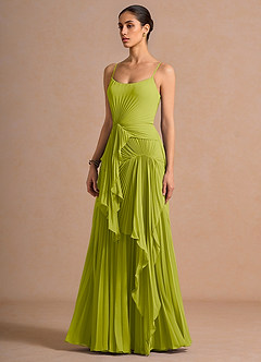 Bashira Lemon Green Maxi Dress image5