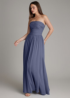 Azazie Andreina Bridesmaid Dresses Stormy A-Line Pleated Chiffon Dress image5