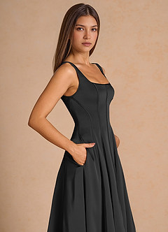 Vestido Negro Midi Nolia image3