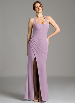 Azazie Serenity Bridesmaid Dresses Wisteria Mermaid Sweetheart Neckline Chiffon Dress image1