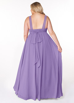 Azazie Kora Bridesmaid Dresses Tahiti A-Line Pleated Chiffon Dress image8