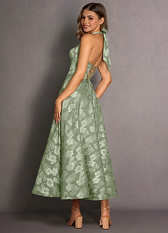 Robe Maxi Vert Clair Isabeau image2