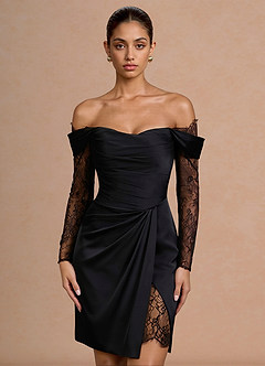 Gizela Black Mini Dress image3